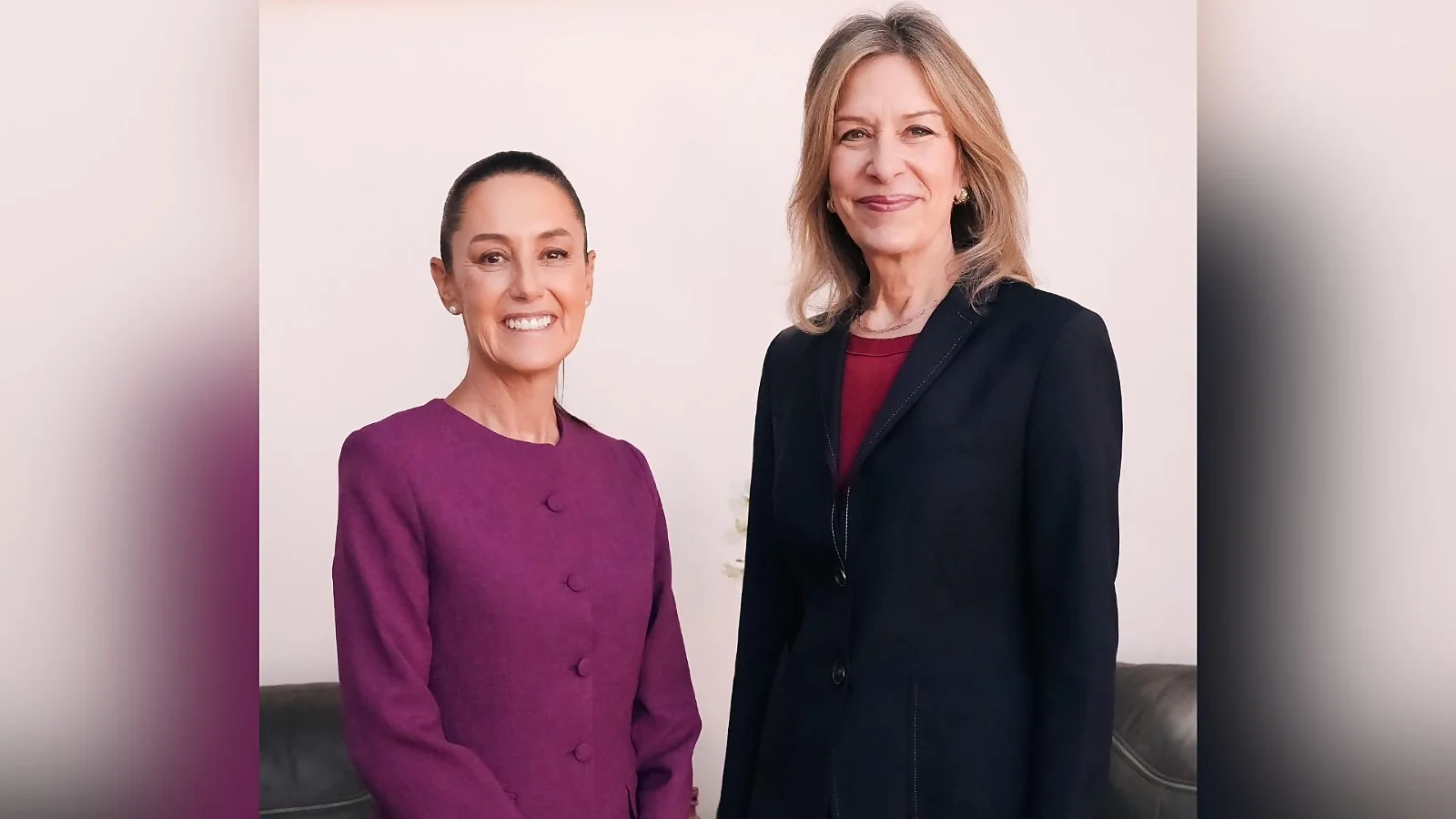 SHEINBAUM DISCUTE CON DELEGACIÓN DE EE.UU